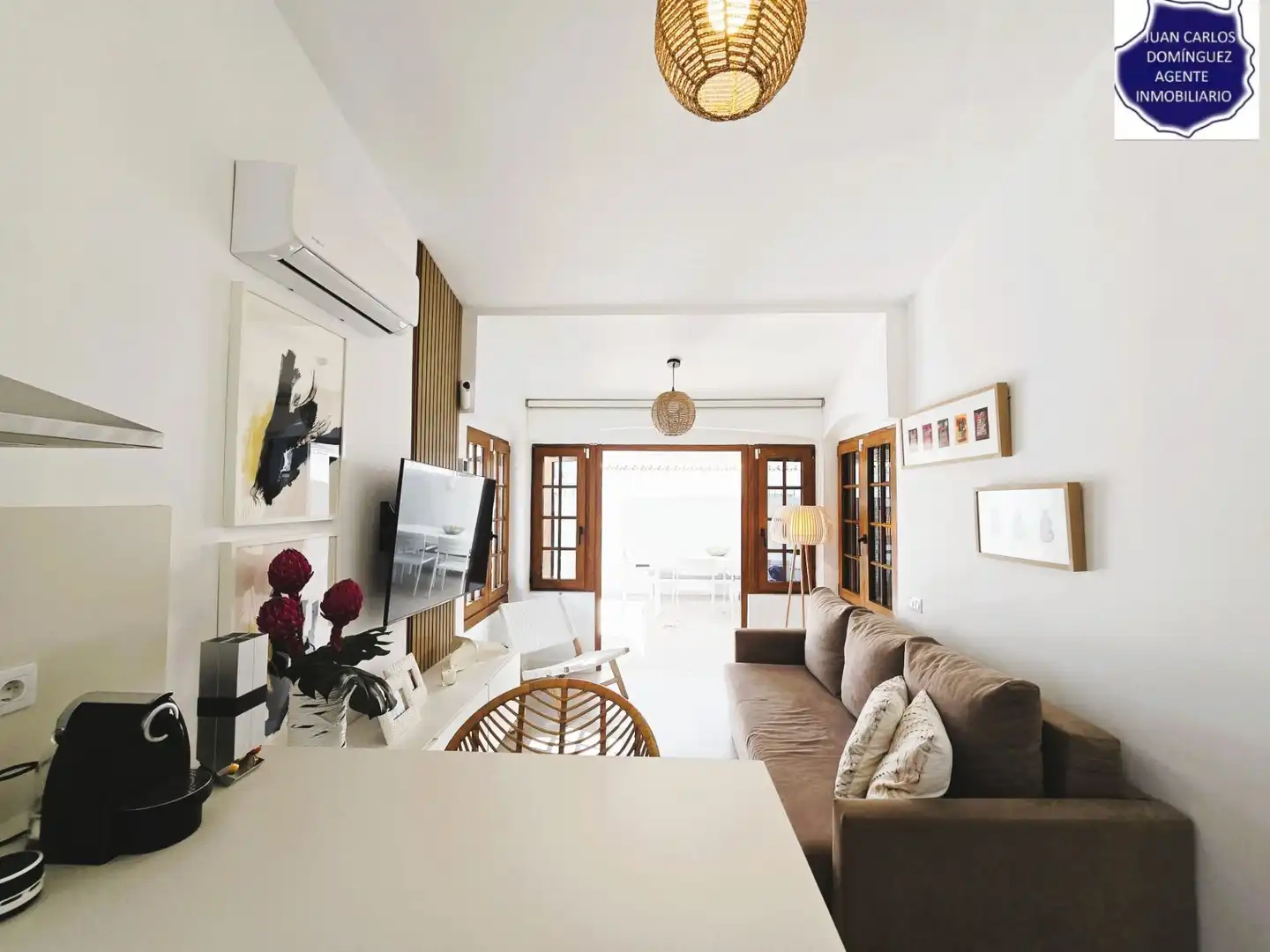 Sala de estar de Casa o chalet de alquiler en San Bartolomé de Tirajana con Aire acondicionado, Jardín privado y Terraza