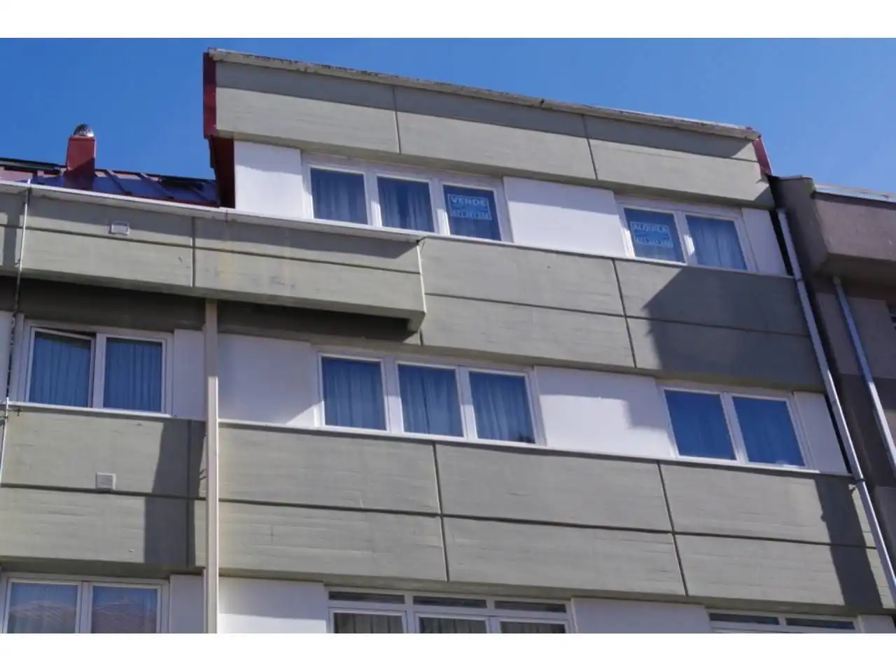 Vista exterior de Dúplex en venta en A Coruña Capital 