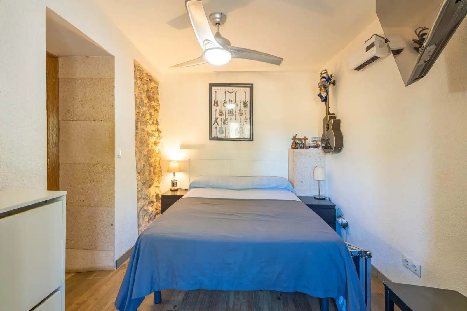 Schlafzimmer von Haus oder Chalet zum Verkauf in Sencelles mit Klimaanlage, Heizung und Terrasse