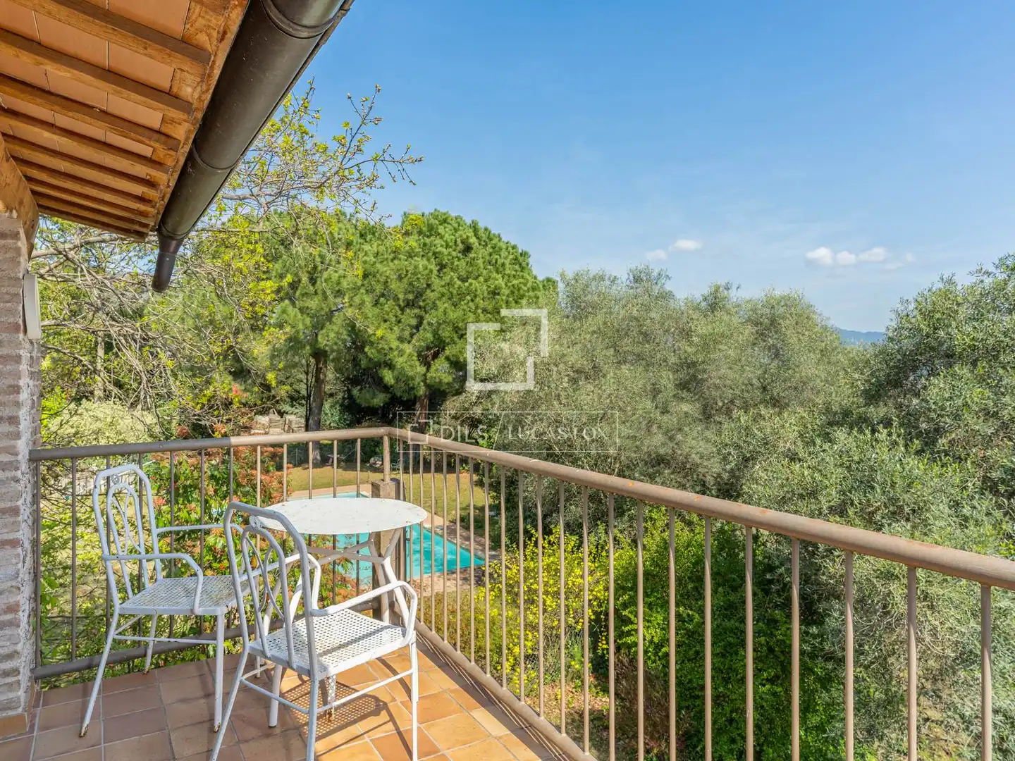 Balcony of Country homes for sale in Anglès  with Air Conditioner, Private garden and Terrace