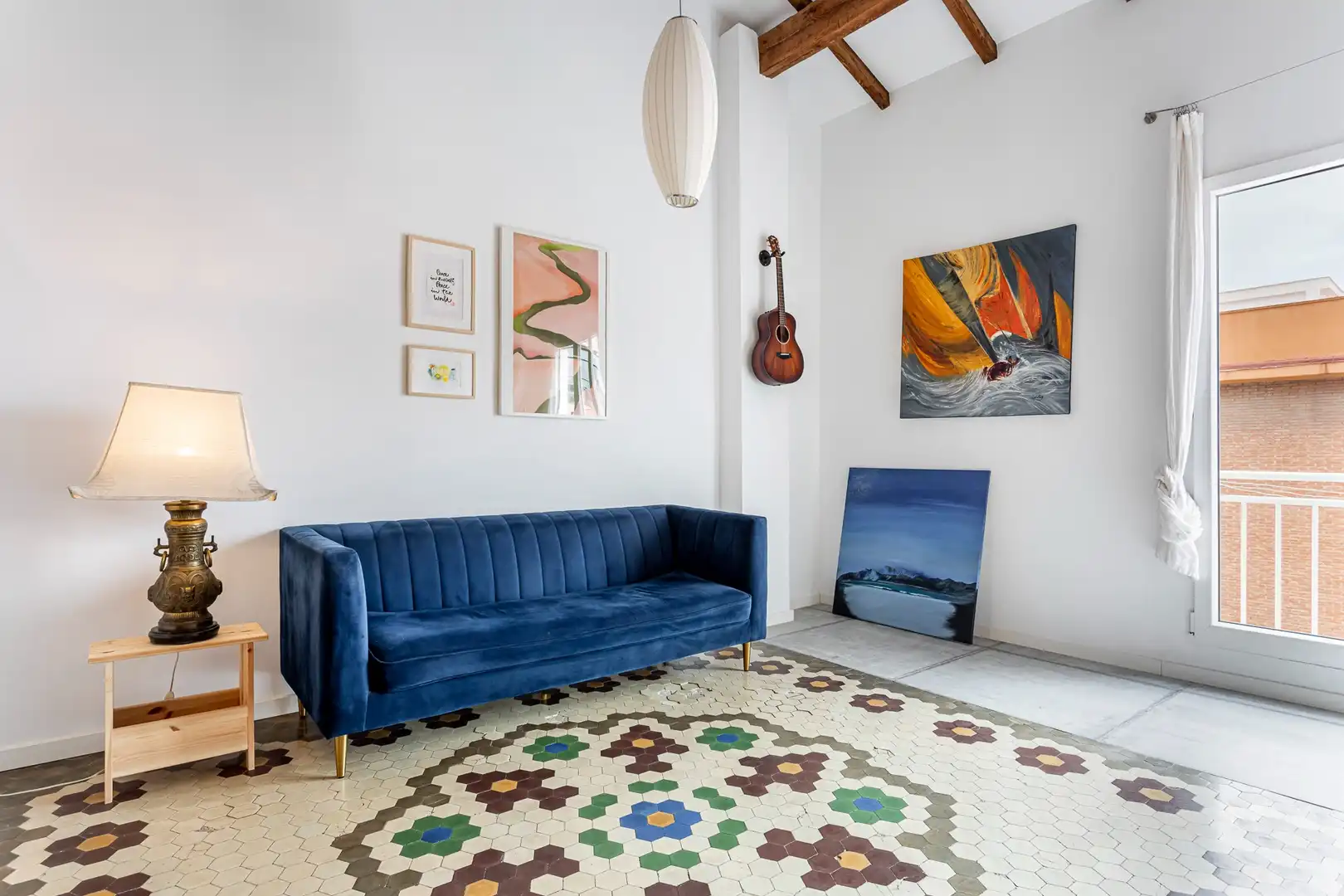 Sala de estar de Piso en venta en Campanar