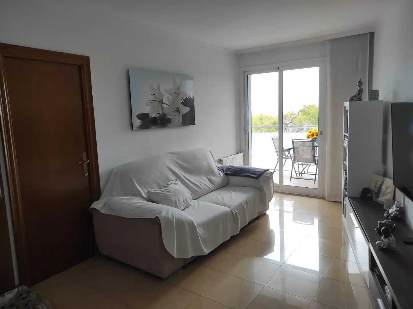 Sala de estar de Piso en venta en Esplugues de Llobregat con Calefacción y Terraza