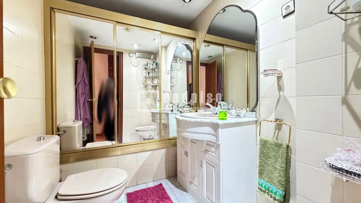 Bathroom of Flat for sale in Leganés  with Heating, Parquet flooring and Terrace