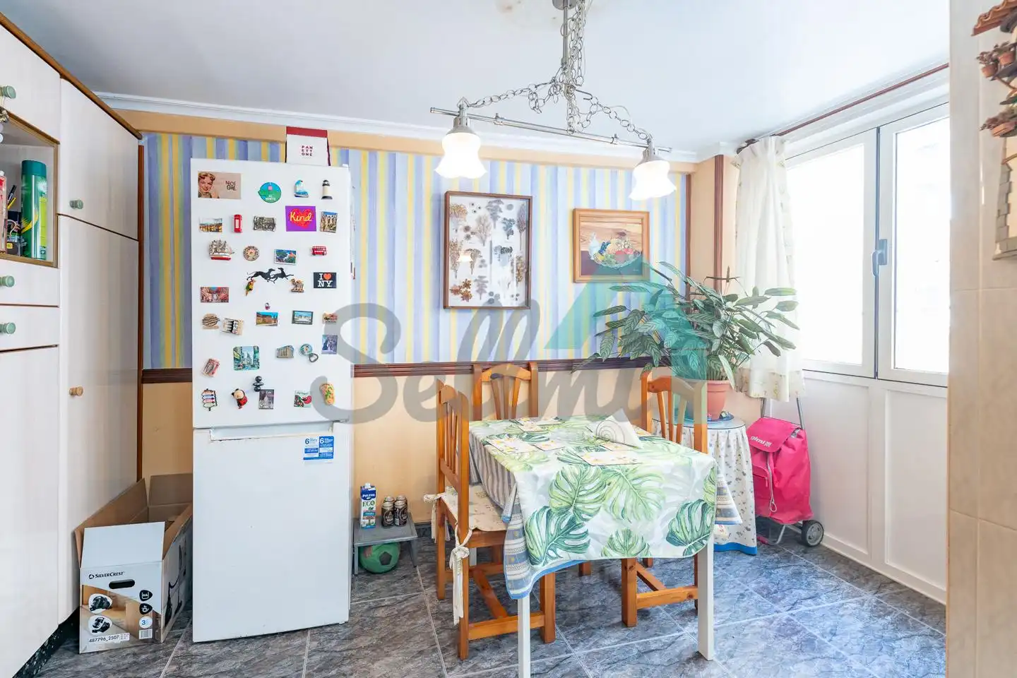 Cocina de Piso en venta en Gijón  con Calefacción, Parquet y Trastero