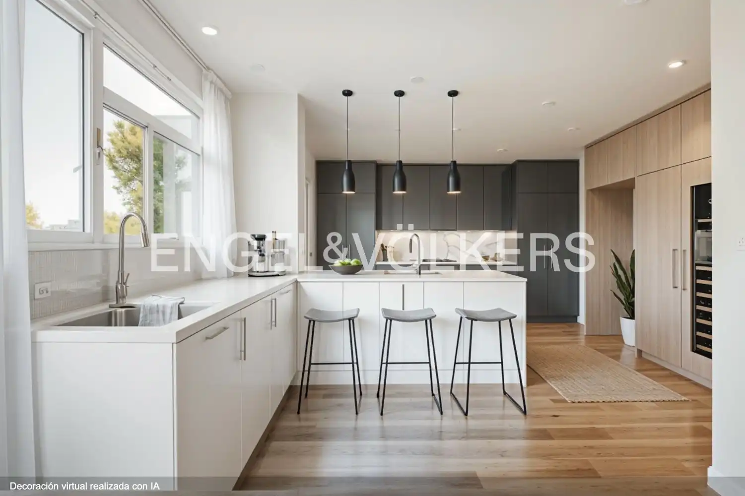 Cocina de Piso en venta en Gandia con Calefacción, Trastero y Amueblado