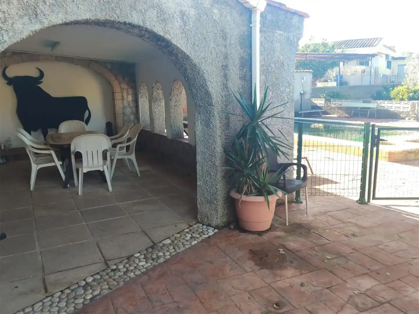 Terrassa de Casa o xalet en venda en Riba-roja de Túria amb Aire condicionat i Piscina