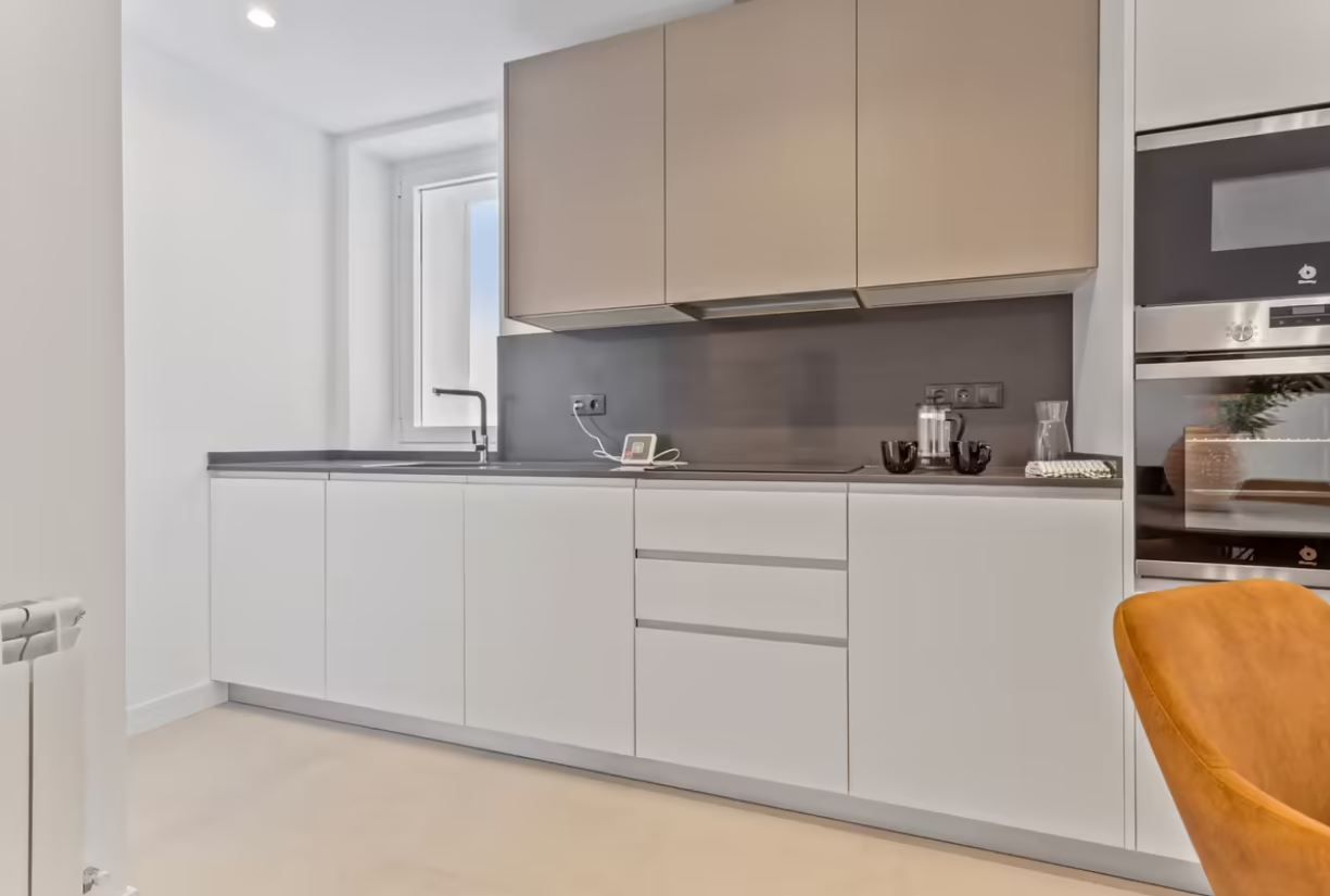 Kitchen of Flat to rent in Sant Joan Despí  with Air Conditioner, Furnished and Pets allowed