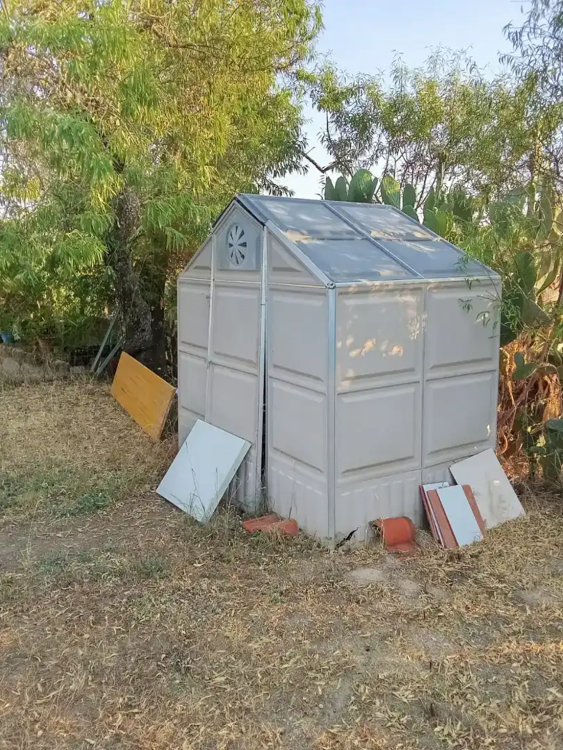 Jardí de Finca rústica en venda en Arroyo de la Luz amb Jardí privat, Piscina i Moblat