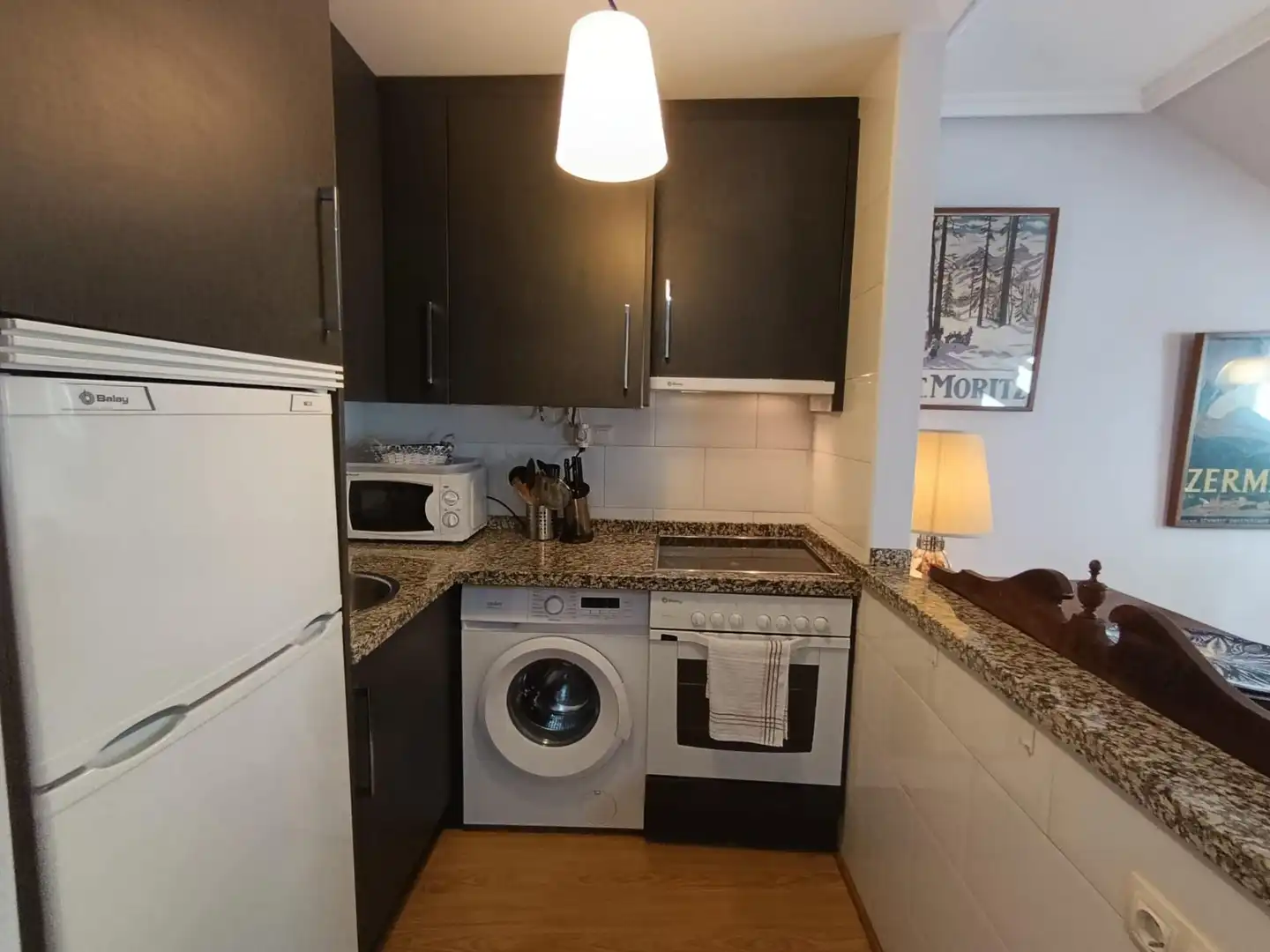 Kitchen of Apartments for sale in Aller  with Furnished