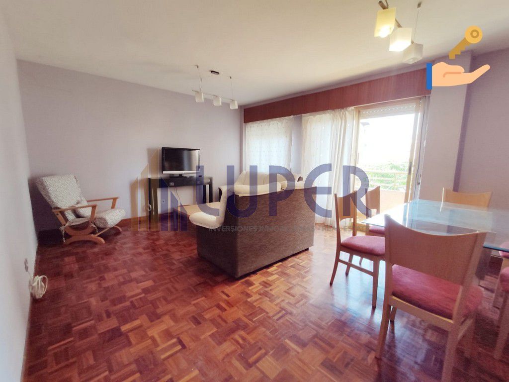 Living room of Flat to rent in San Vicente del Raspeig / Sant Vicent del Raspeig  with Parquet flooring and Balcony