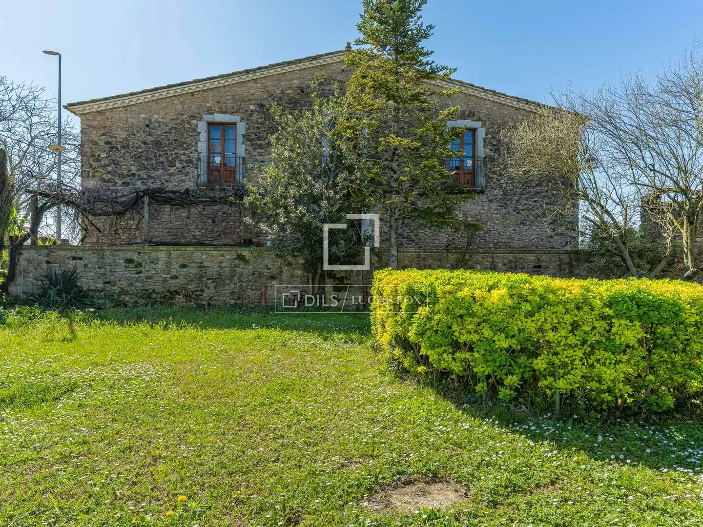 Vista exterior de Finca rústica en venta en Fontcoberta con Calefacción, Jardín privado y Terraza