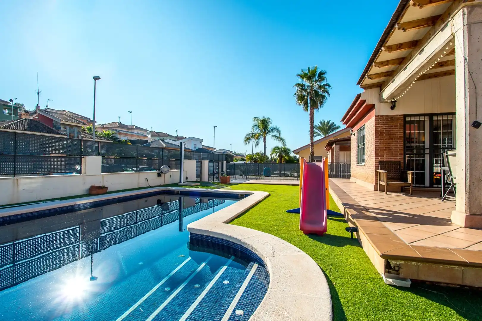 Piscina de Casa o chalet en venta en Murcia con Aire acondicionado, Calefacción y Jardín privado