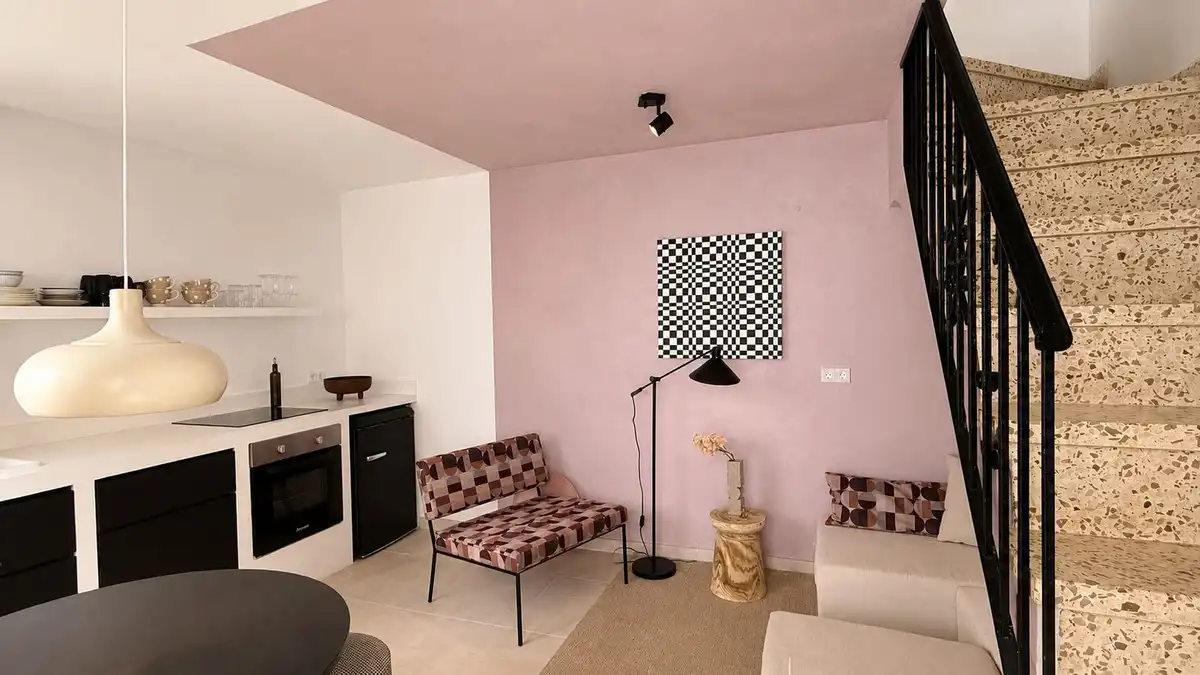 Sala d'estar de Casa adosada en venda en Ojén amb Terrassa