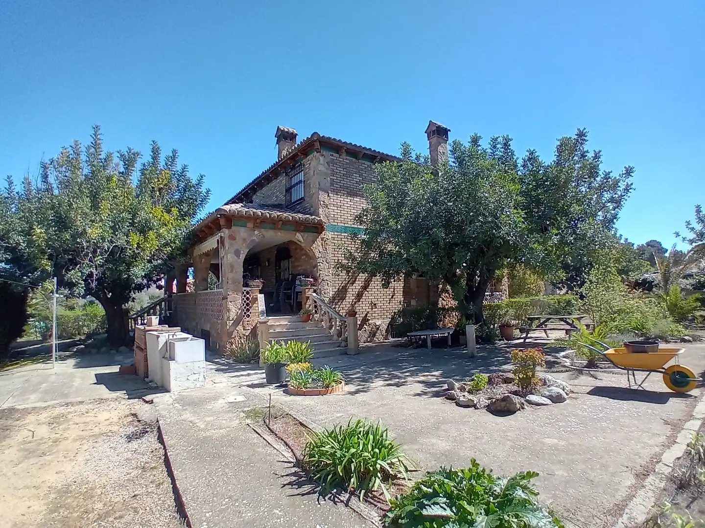 Vista exterior de Casa o chalet en venta en Macastre con Aire acondicionado, Jardín privado y Terraza