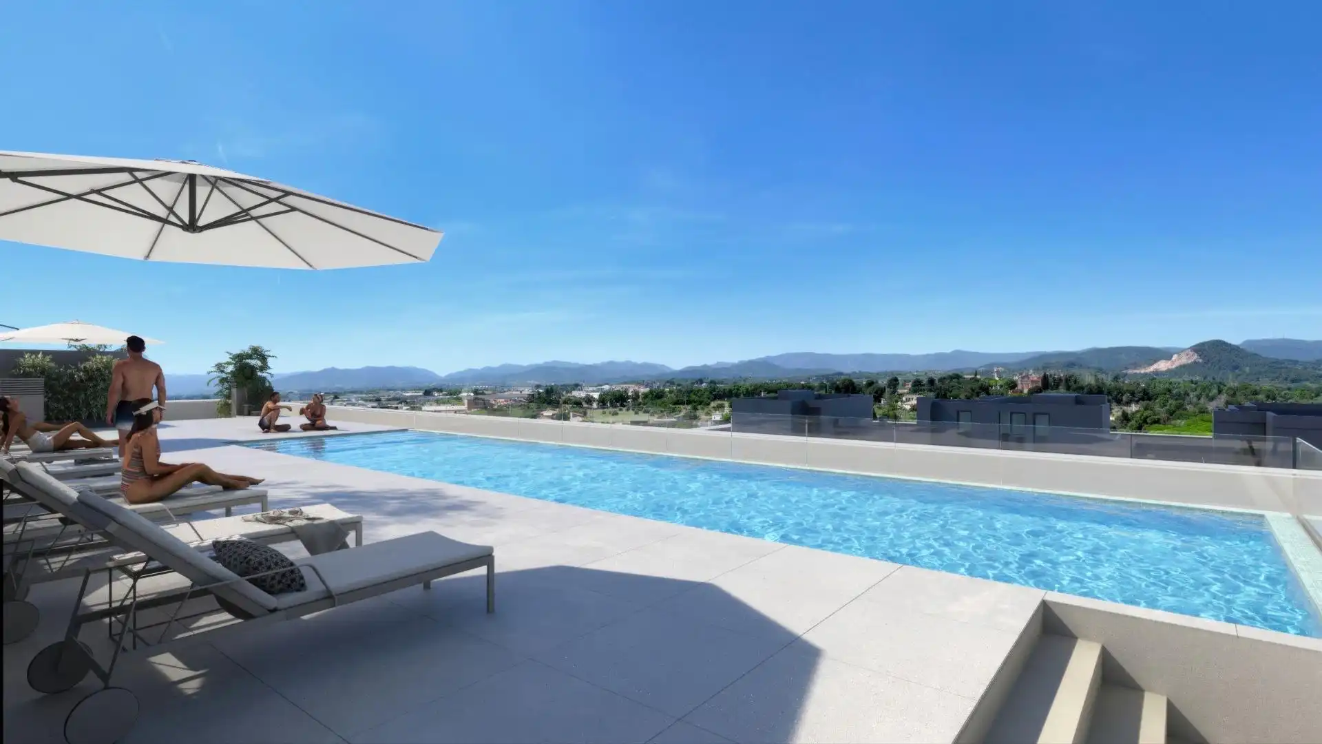 Swimming pool of Buildings for sale in Reus