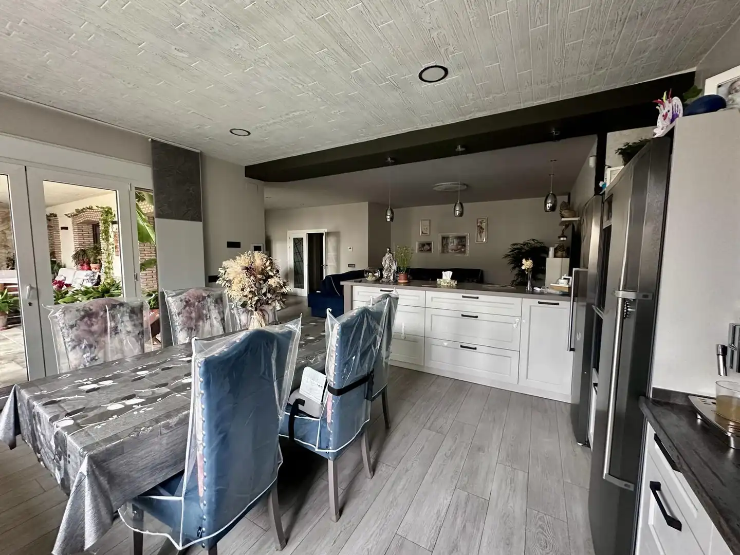 Comedor de Casa o chalet en venta en Arenas de San Juan  con Aire acondicionado, Calefacción y Jardín privado