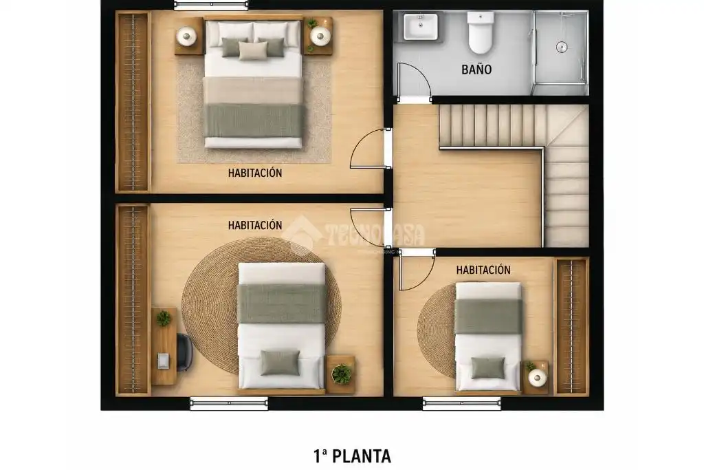 Semi-detached house with terrace for sale in Vera Ciudad, imagen 45