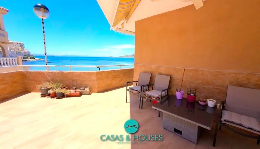 Terrace of Apartments for sale in La Manga del Mar Menor  with Air Conditioner, Heating and Terrace