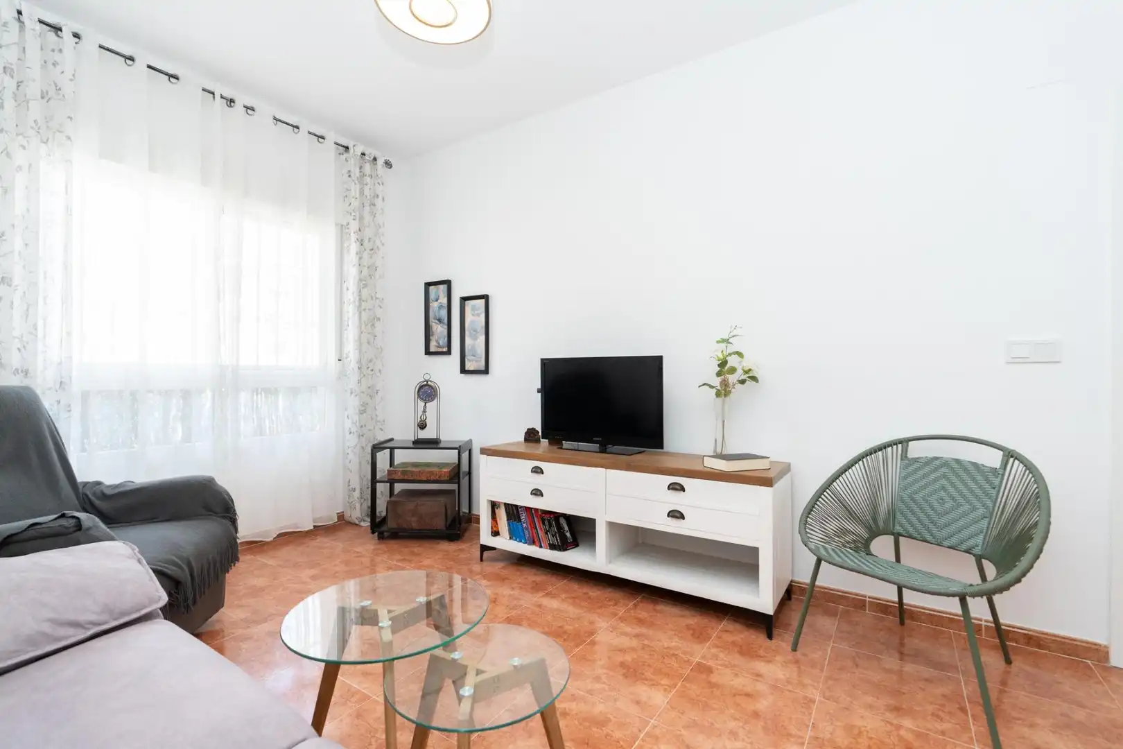 Living room of Flat for sale in Motril  with Terrace and Furnished