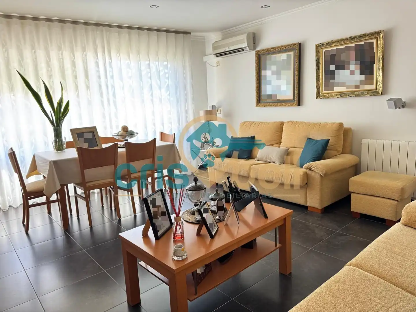 Sala de estar de Piso en venta en Lorca con Aire acondicionado, Trastero y Amueblado