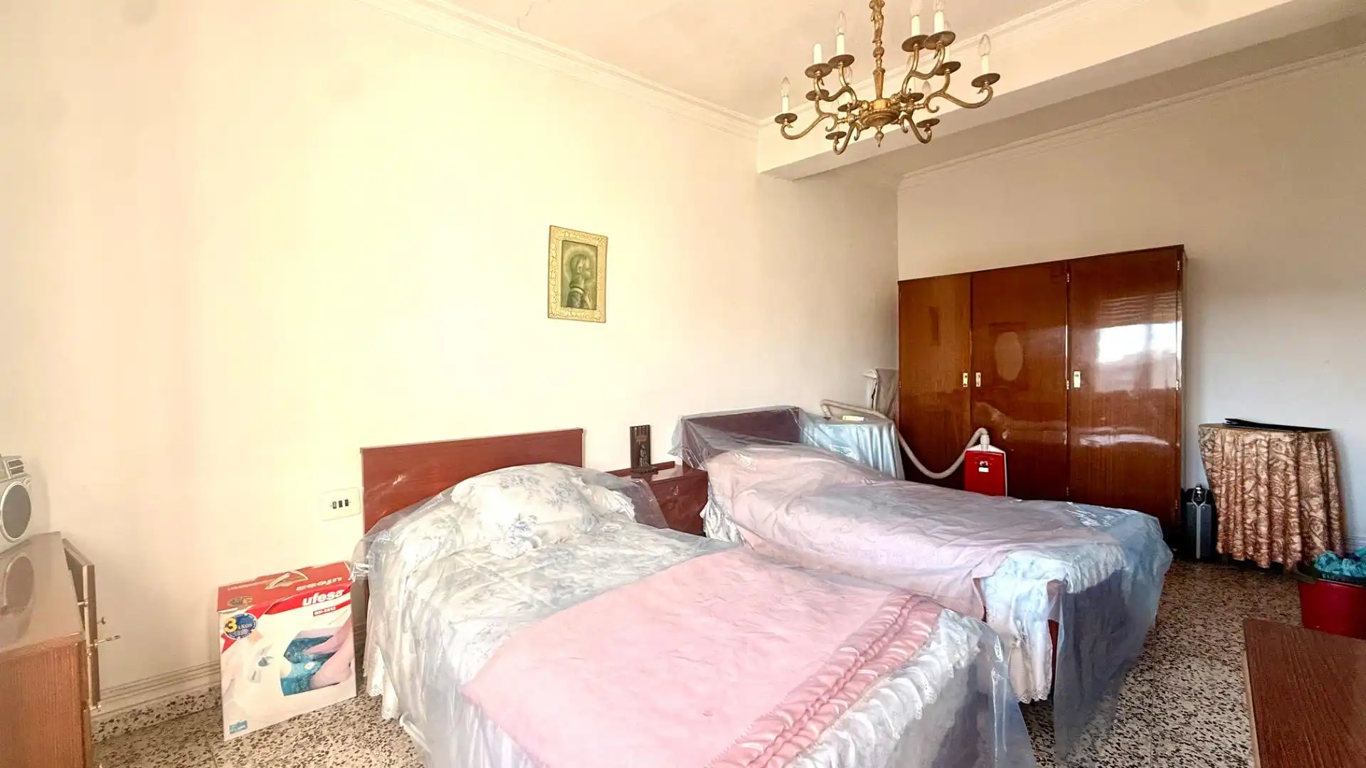 Bedroom of Flat for sale in Ourense Capital   with Heating, Storage room and Furnished