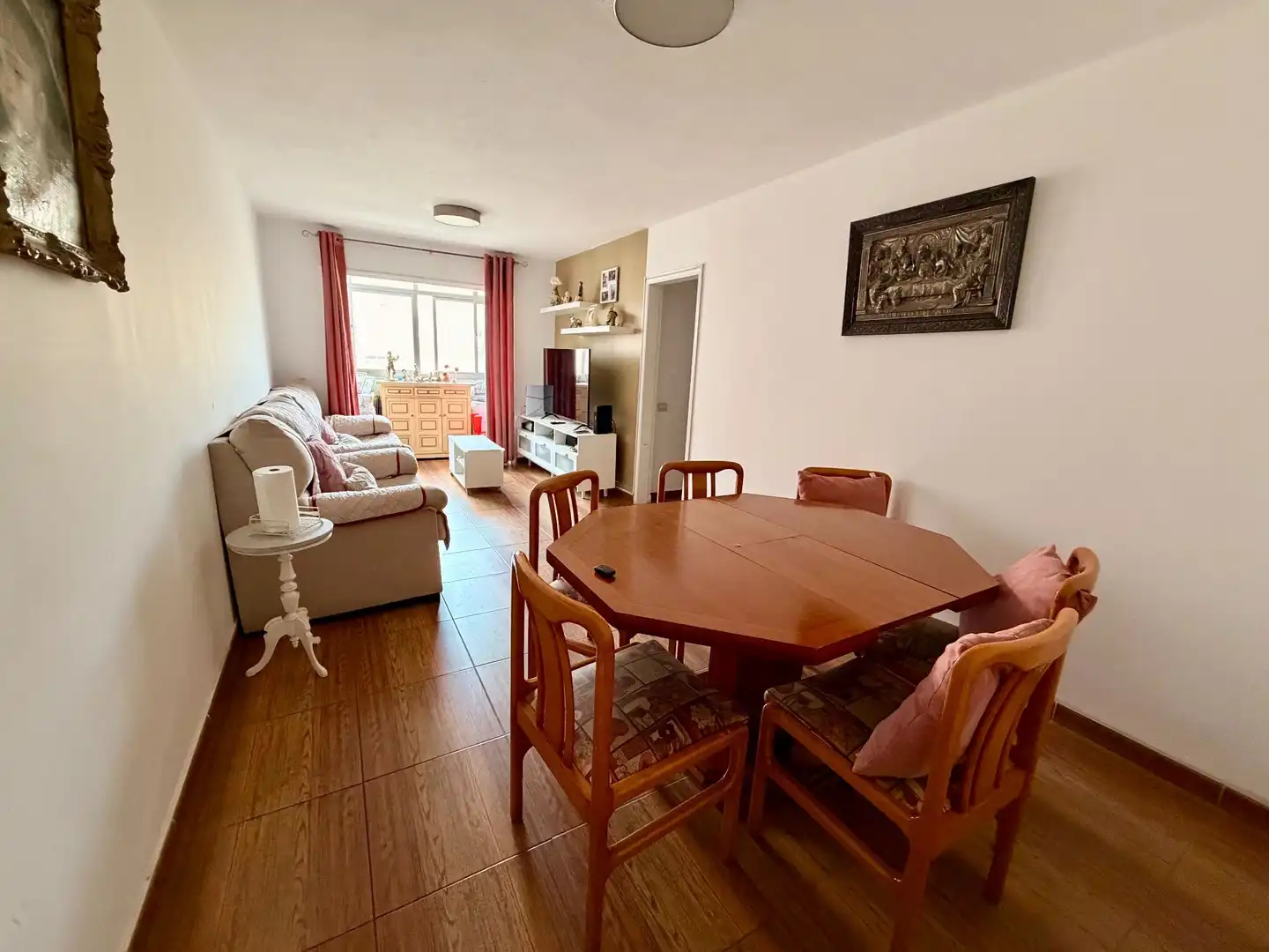 Sala de estar de Piso en venta en Las Palmas de Gran Canaria con Calefacción y Amueblado