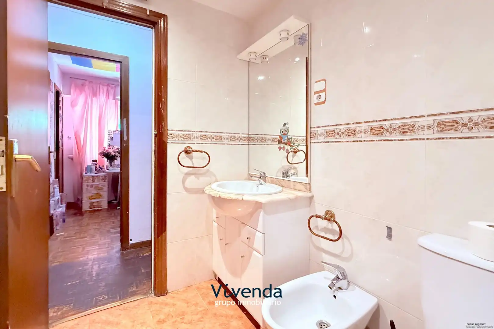 Bathroom of Flat for sale in Móstoles  with Heating, Parquet flooring and Terrace