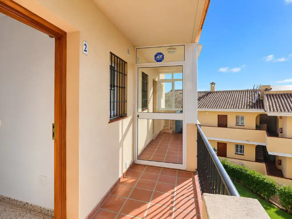 Balcony of Flat for sale in Los Boliches 