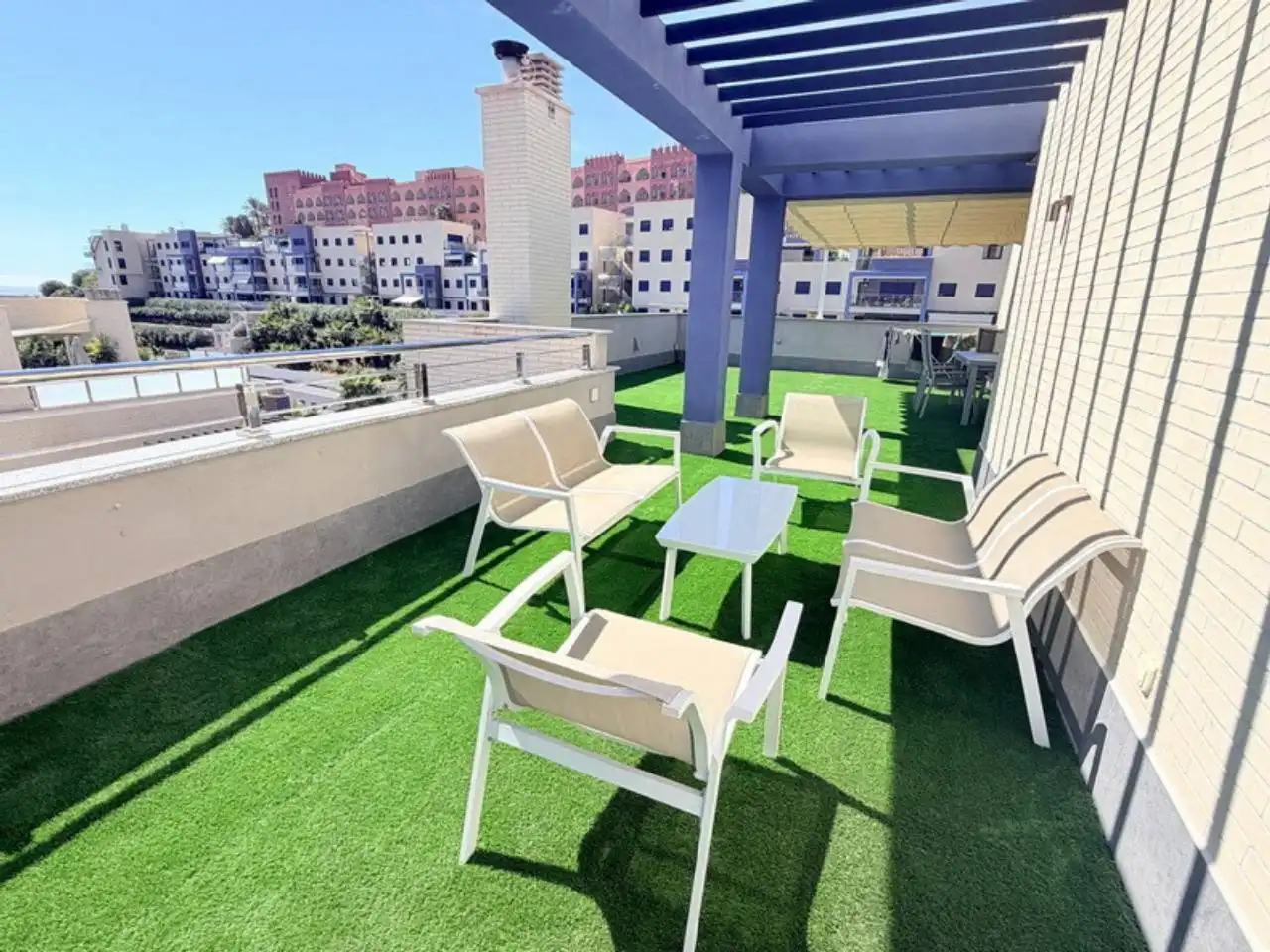 Terrasse von Dachboden zur Miete in Velilla - Velilla Taramay