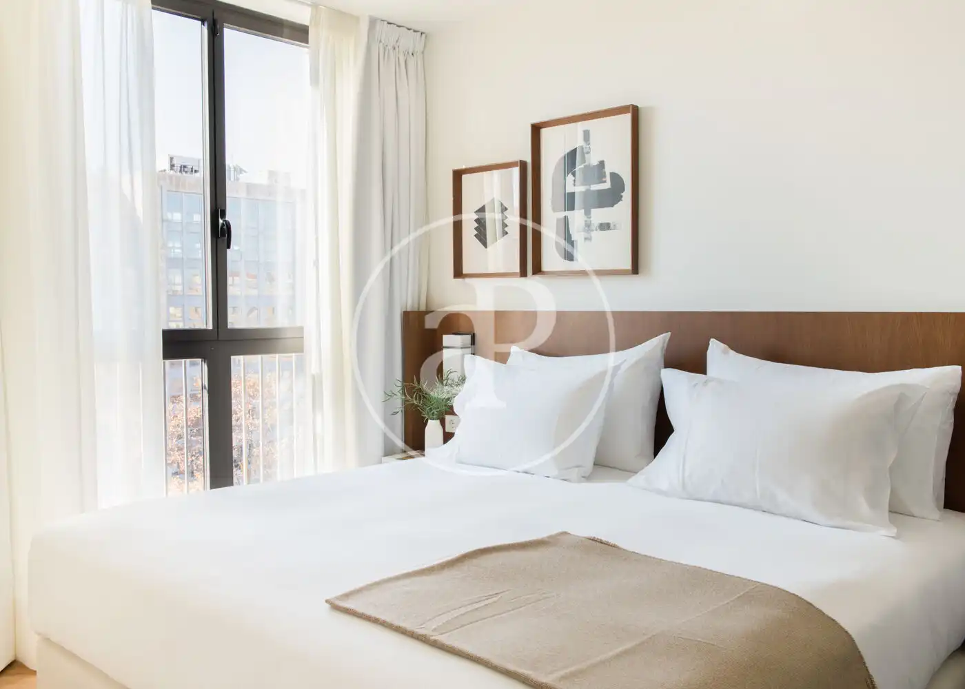 Bedroom of Houses for rent in Barcelona  with Air Conditioner, Heating and Terrace