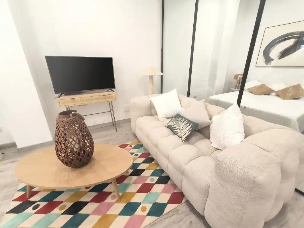 Sala d'estar de Loft en venda en Madrid amb Calefacció i Moblat