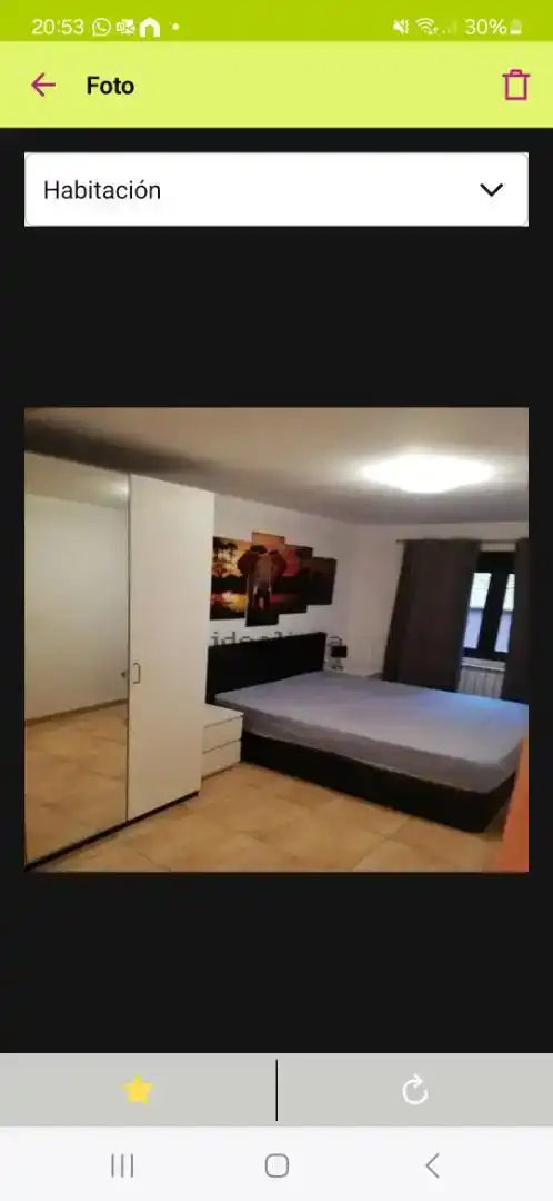 Bedroom of Flat for share in Taradell  with Furnished, Oven and Washing machine