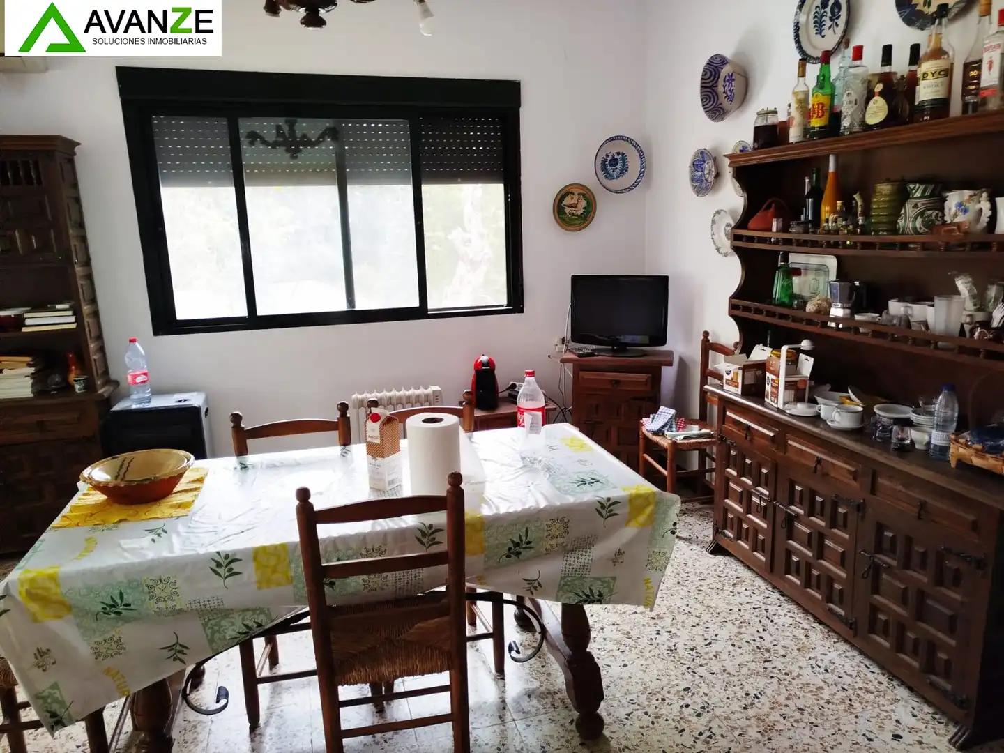 Comedor de Finca rústica en venta en Mérida con Terraza