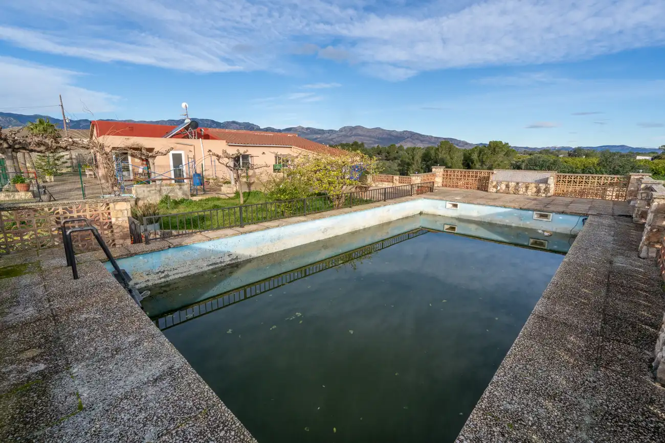 Schwimmbecken von Country house zum Verkauf in Tortosa mit Privatgarten, Schwimmbad und Internet