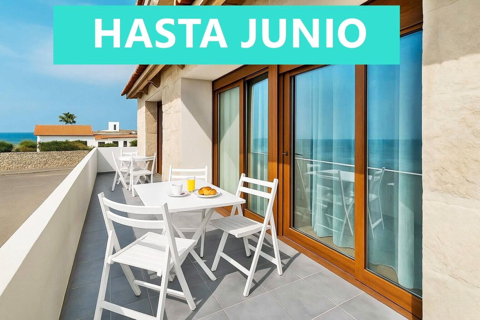 Terraza de Piso de alquiler en Santander con Calefacción, Terraza y Amueblado