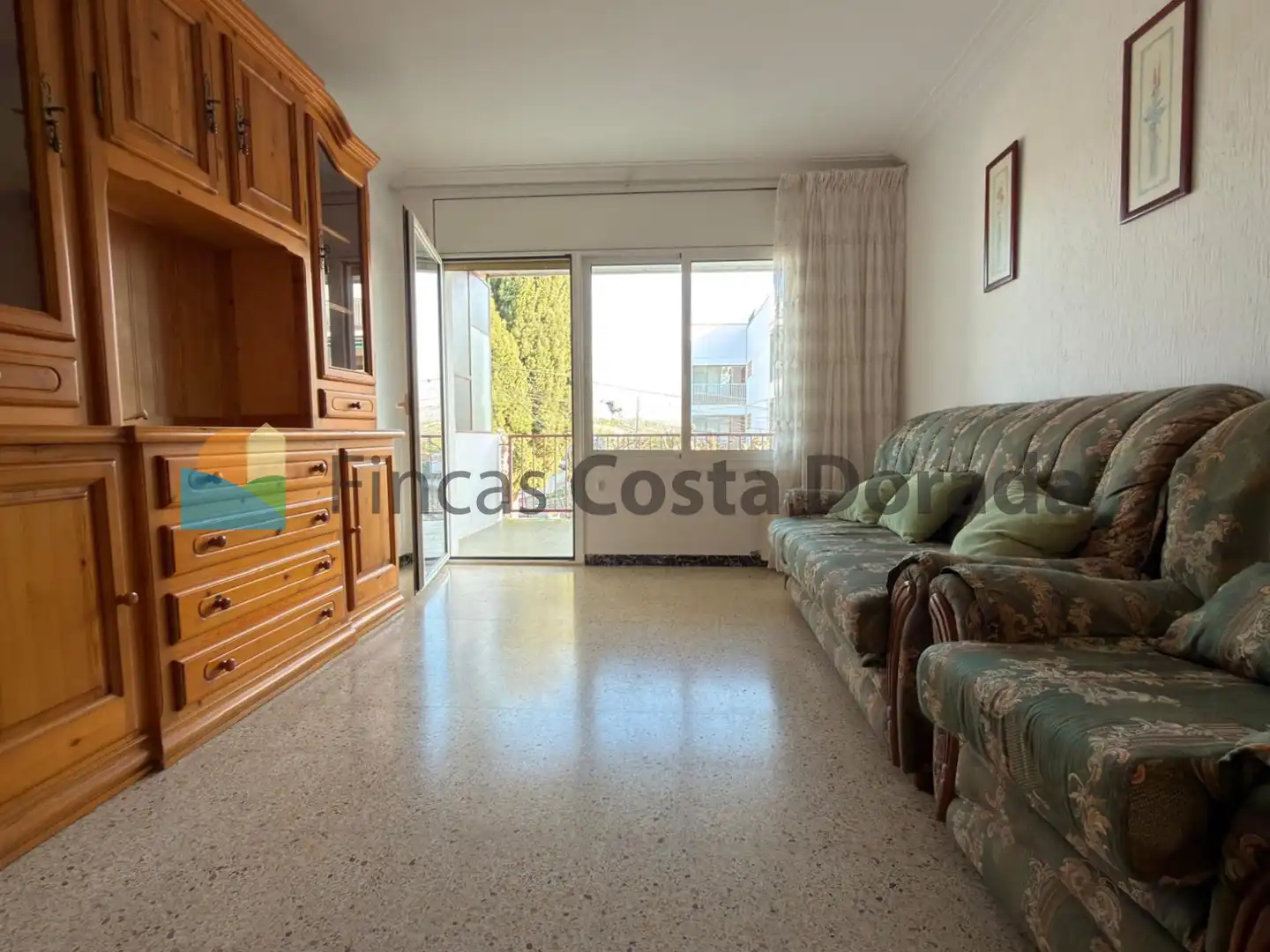 Wohnzimmer von Wohnung zum Verkauf in Vilanova i la Geltrú mit Heizung, Terrasse und Abstellraum