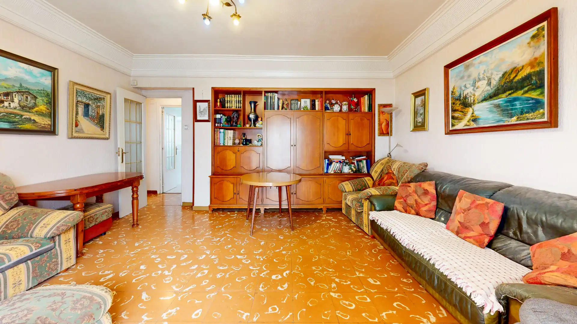 Living room of Flat for sale in Murcia  with Terrace, Furnished and Balcony
