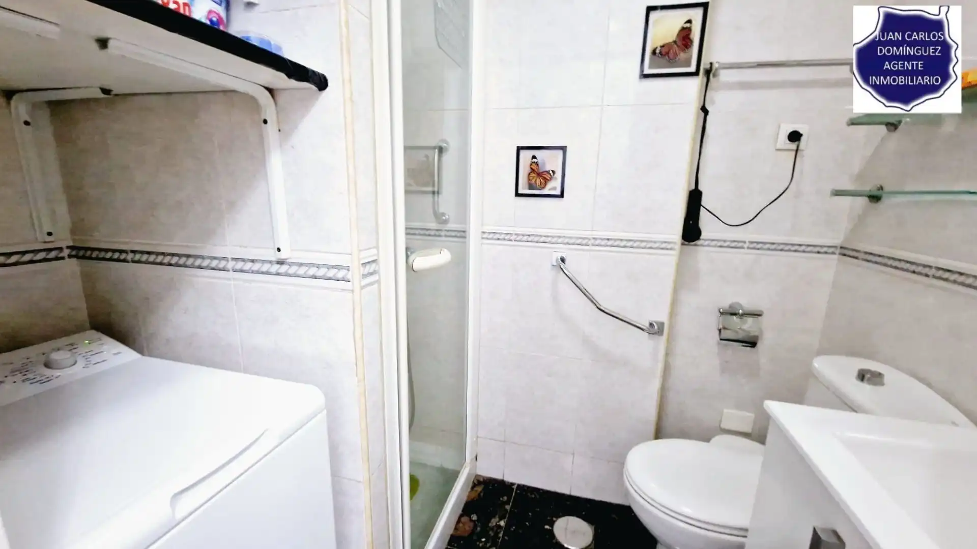 Bany de Apartament de lloguer en San Bartolomé de Tirajana amb Aire condicionat, Terrassa i Moblat
