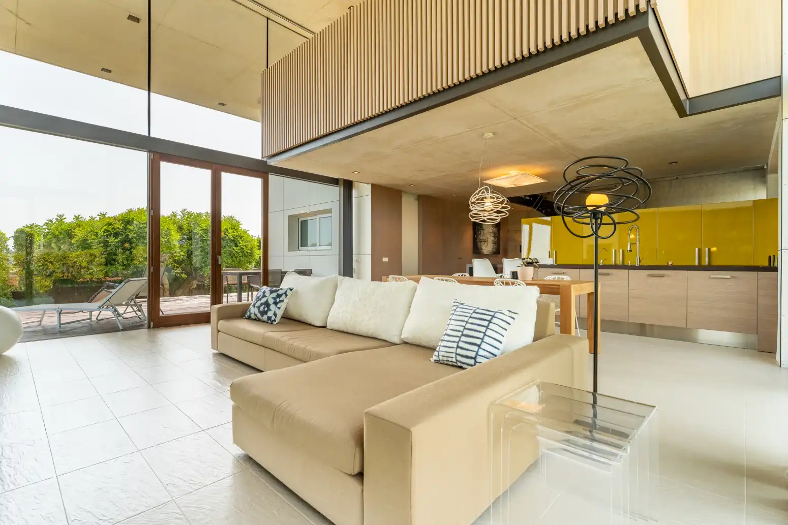 Sala de estar de Casa o chalet en venta en Castellvell del Camp con Calefacción, Jardín privado y Parquet