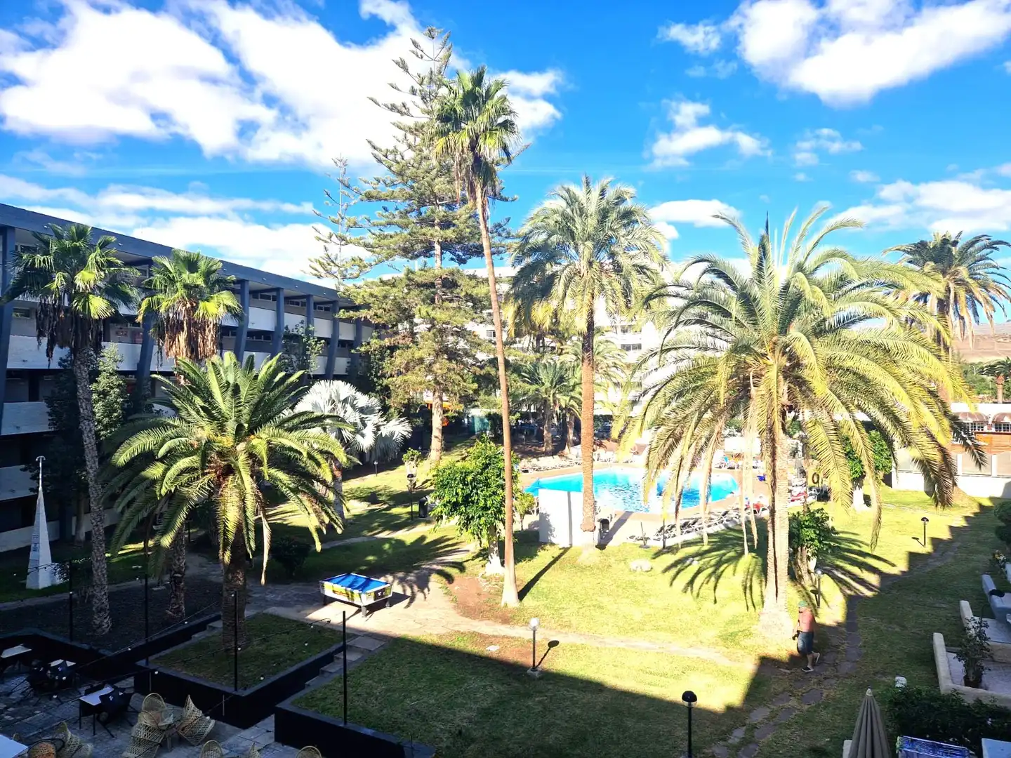Außenansicht von Wohnungen zum Verkauf in San Bartolomé de Tirajana mit Terrasse, Internet und Gemeinschaftspool