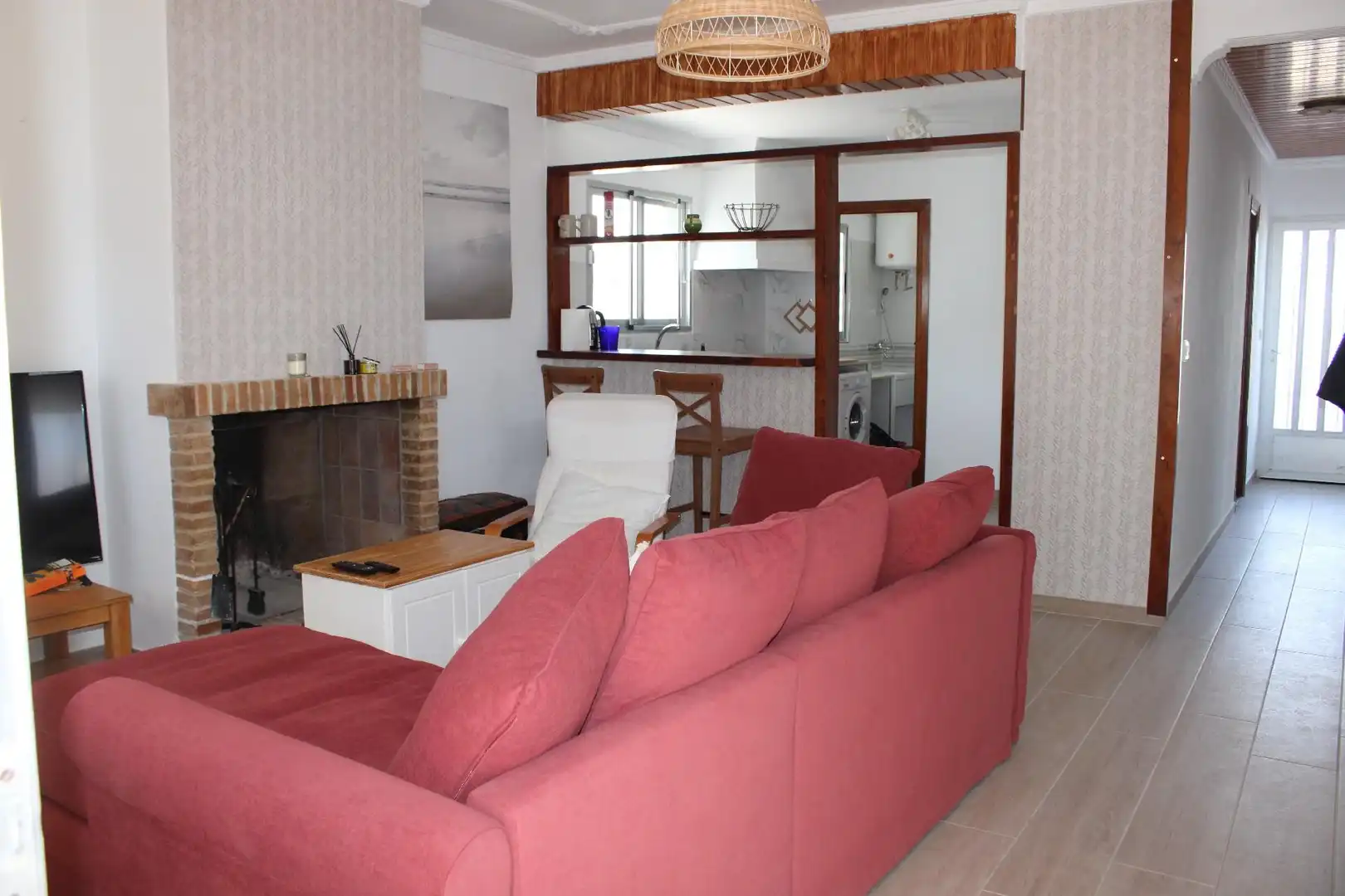 Living room of Houses for rent in Oliva  with Air Conditioner, Heating and Private garden