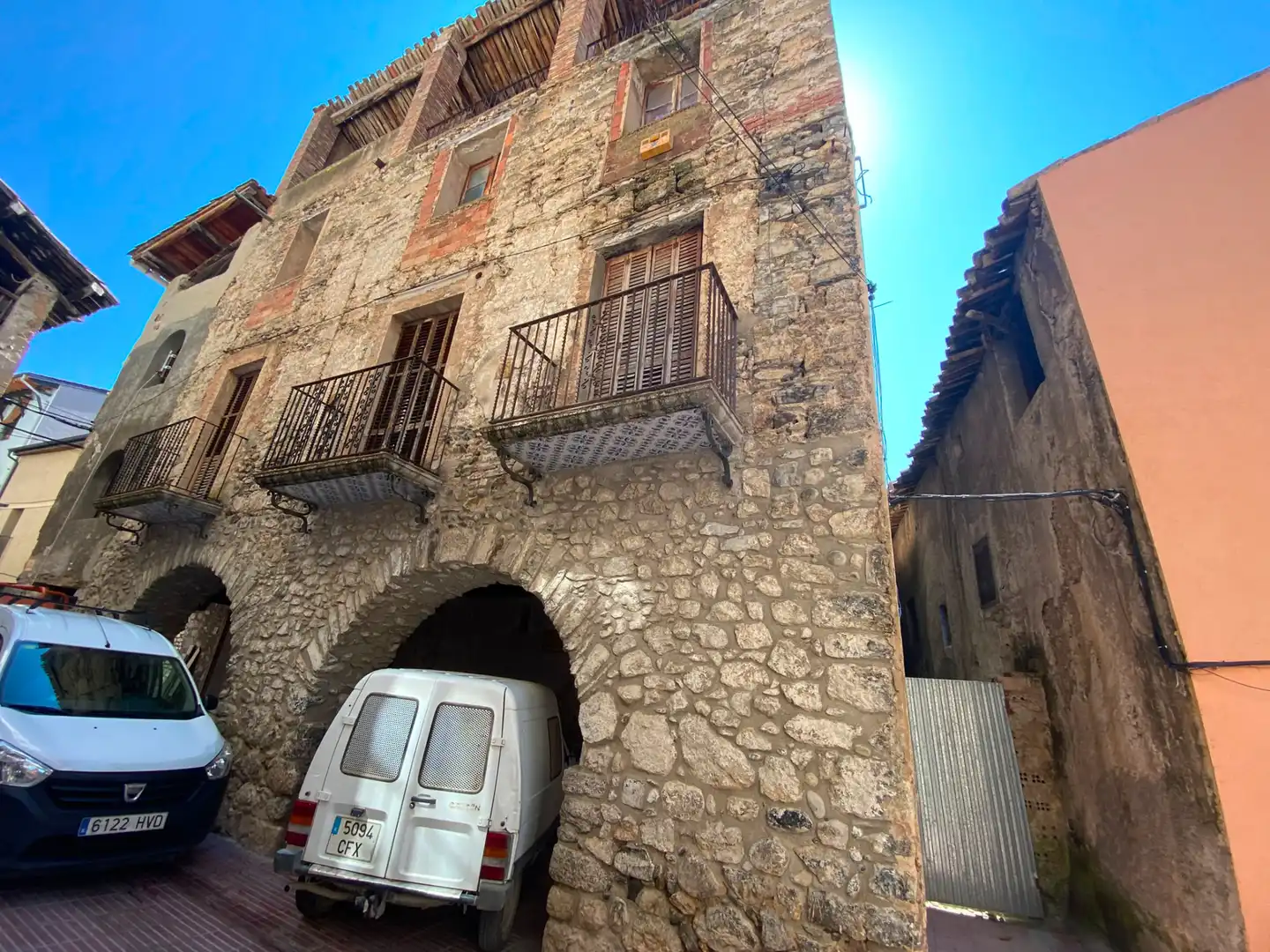 Vista exterior de Casa o xalet en venda en Organyà amb Terrassa, Traster i Balcó