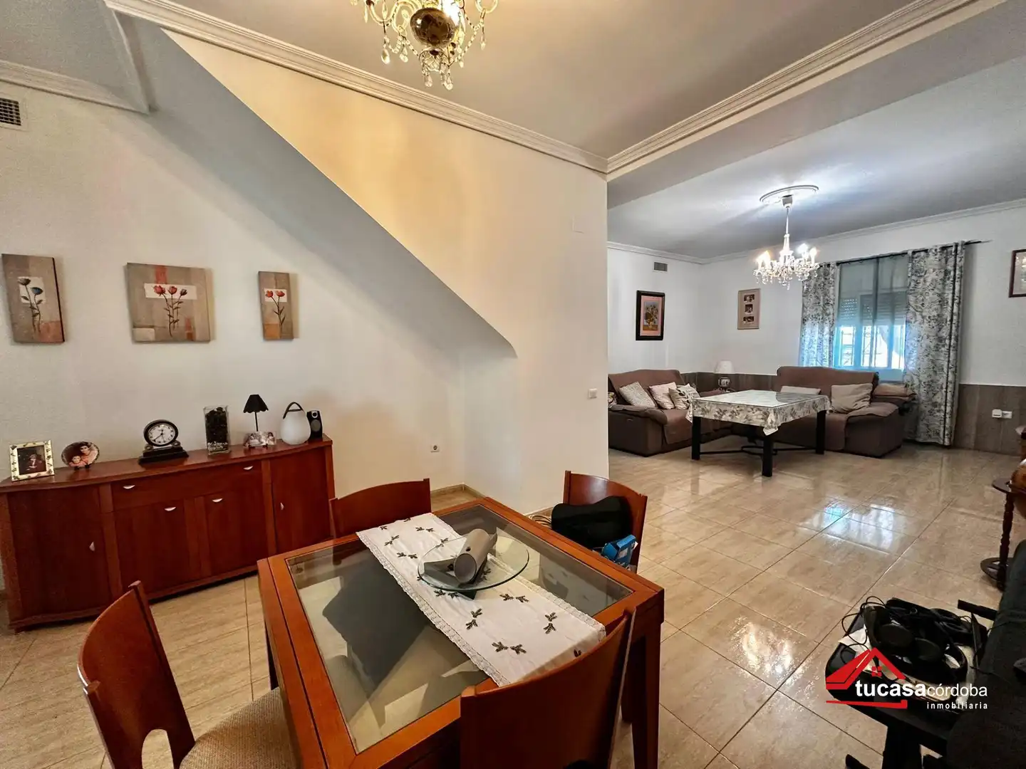 Menjador de Casa o xalet en venda en Córdoba amb Aire condicionat, Jardí privat i Piscina