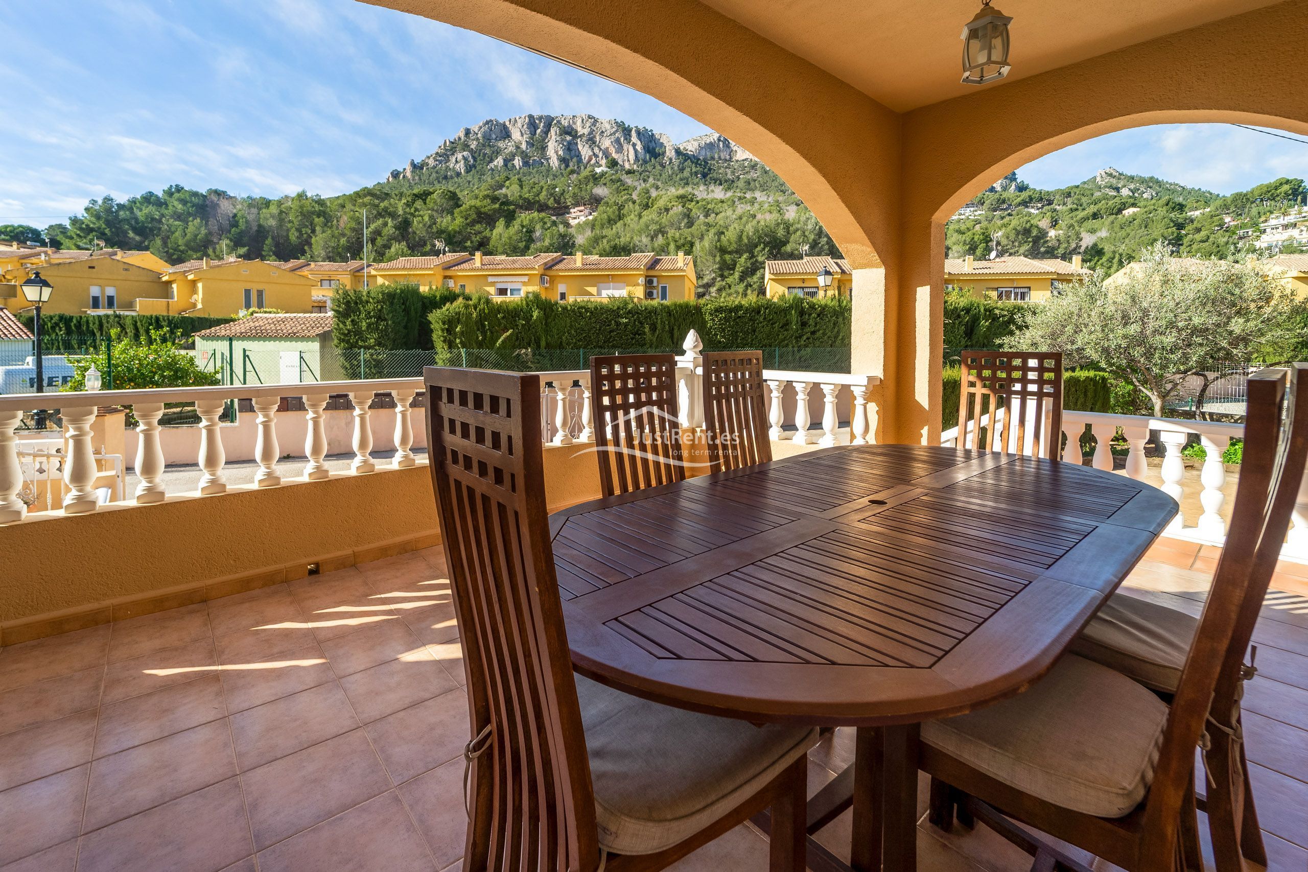 Terrace of House or chalet to rent in Calpe / Calp  with Air Conditioner, Private garden and Terrace