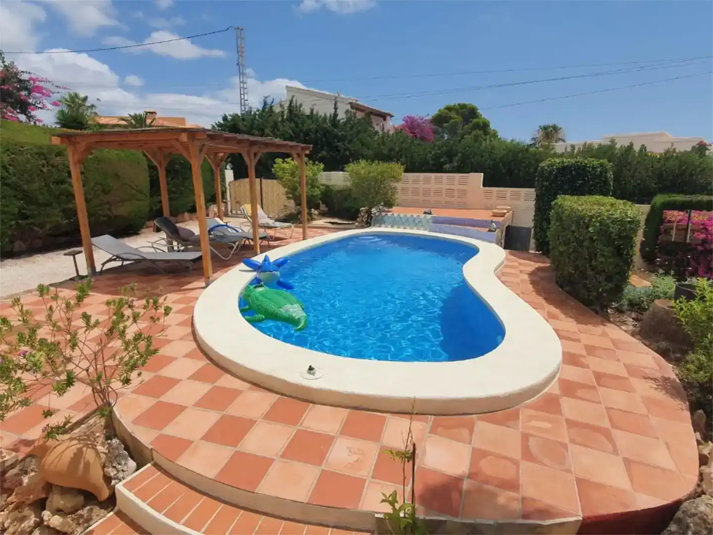 Piscina de Casa o xalet en venda en Calpe / Calp amb Aire condicionat, Piscina i Balcó