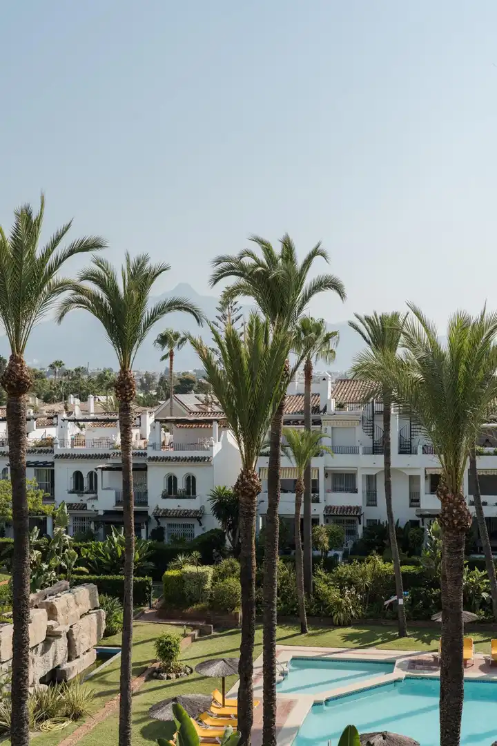 Exterior view of Attic for sale in Marbella  with Air Conditioner, Terrace and Swimming Pool