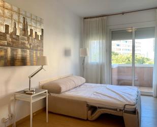 Dormitori de Estudi de lloguer en  Barcelona Capital amb Aire condicionat, Terrassa i Balcó