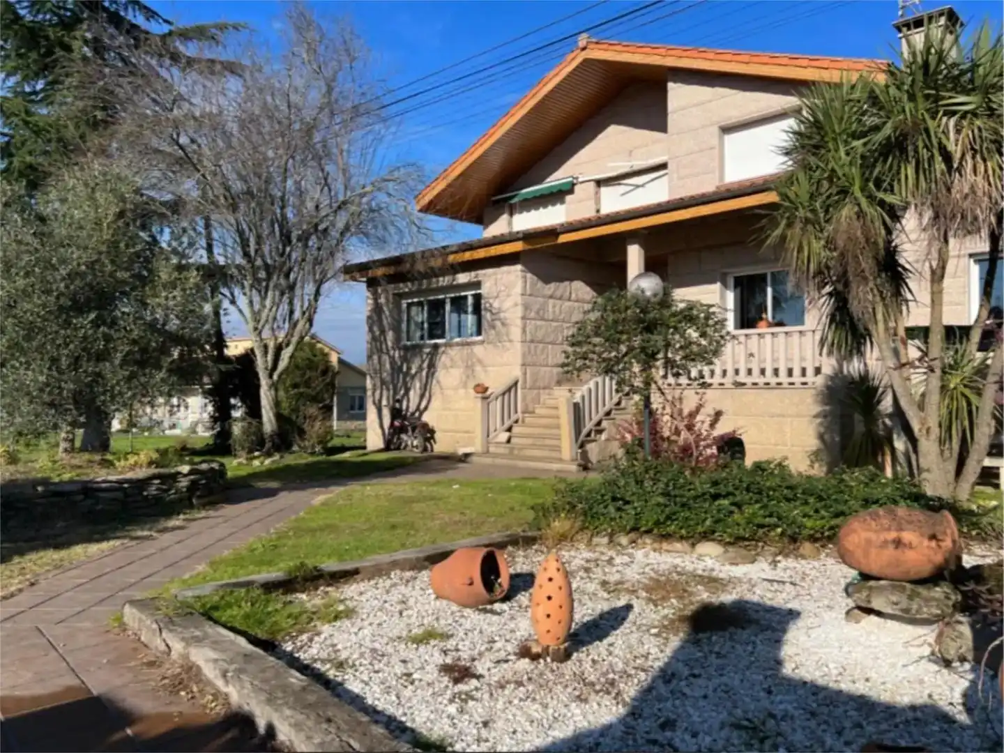 Vista exterior de Pis en venda en O Pereiro de Aguiar  amb Jardí privat, Parquet i Piscina