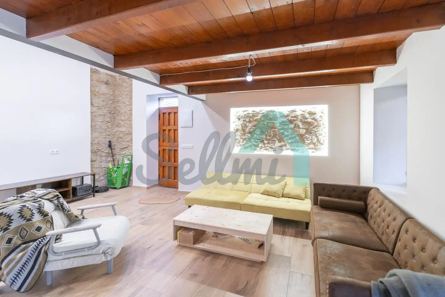 Living room of Houses for rent in Mieres (Asturias)  with Heating, Private garden and Parquet flooring