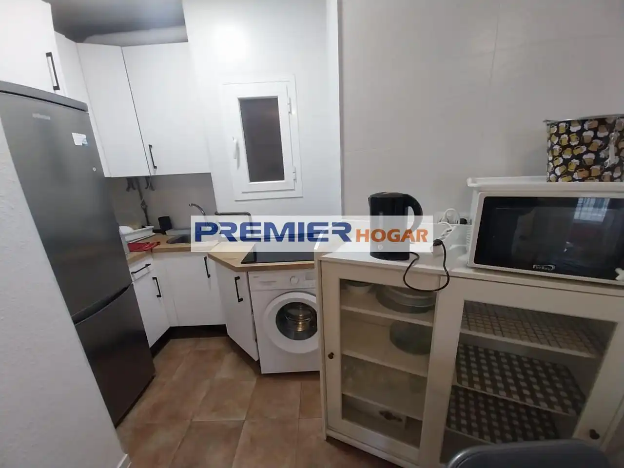 Cocina de Piso de alquiler en Madrid con Aire acondicionado, Calefacción y Terraza